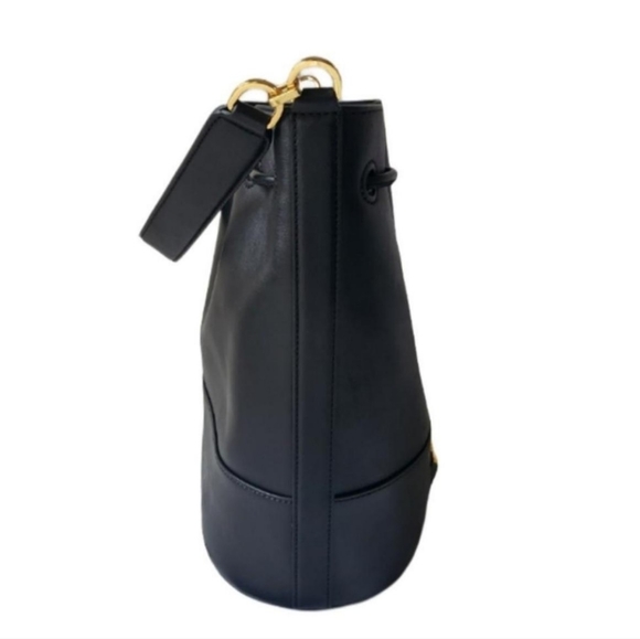 Ralph Lauren Leather Large Andie Drawstring Bag - Picture 6 of 8